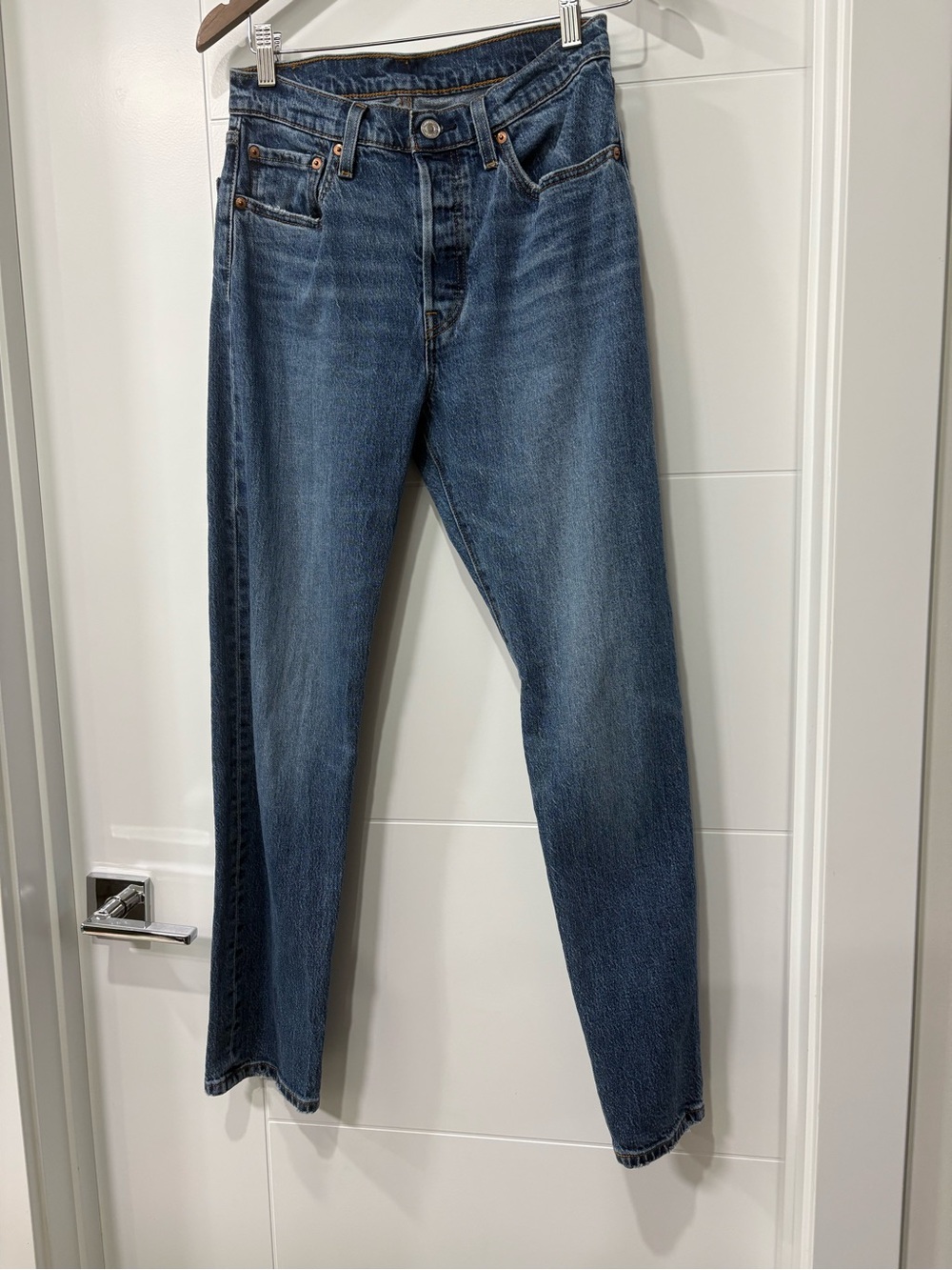 Levi's 501 Blue Straight Women's Jeans